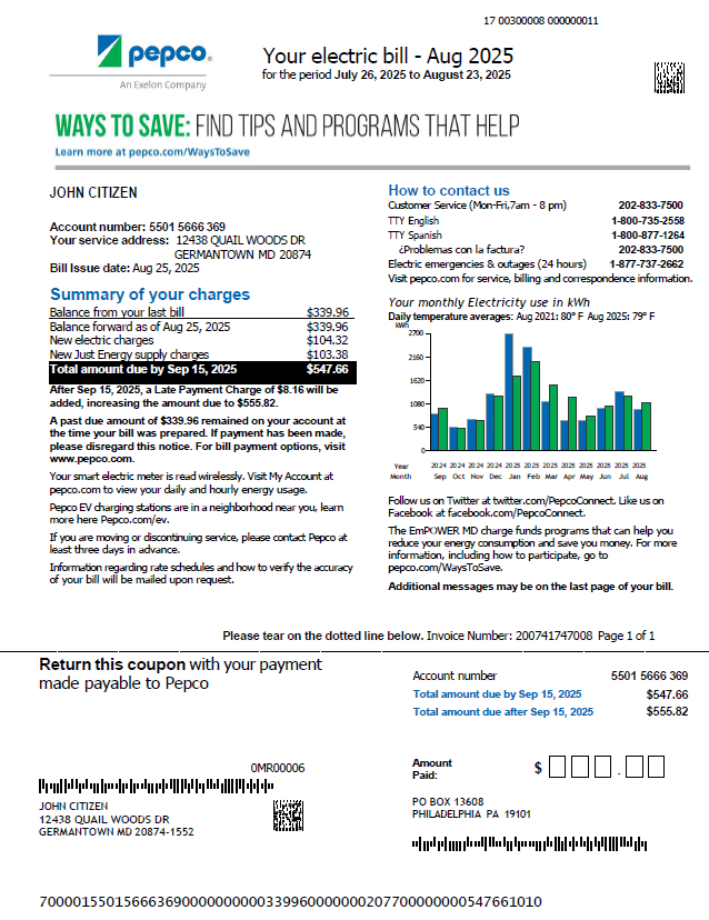  Minol USA business utility bill 